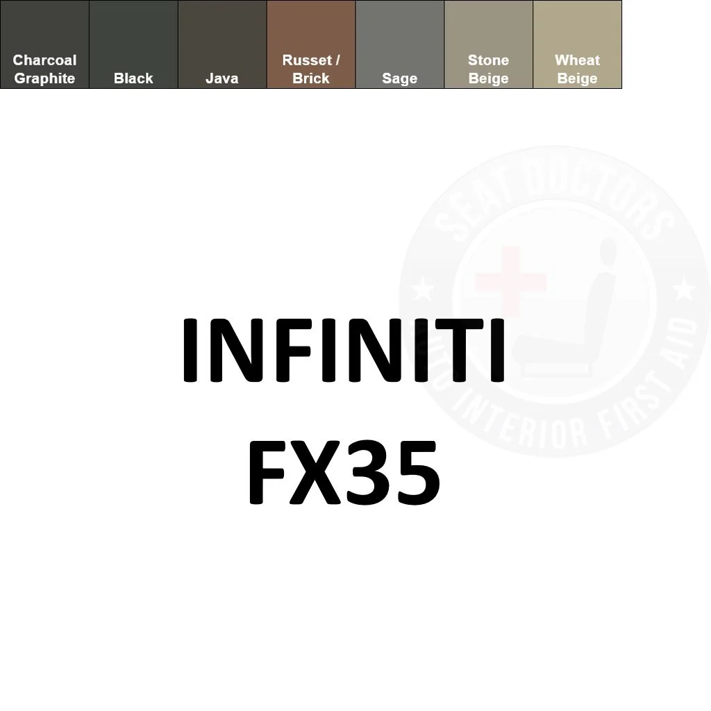 Infiniti Leather Dye — Seat Doctors